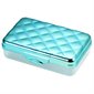 Teal Quilted Plastic Storage Box