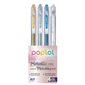 Stylos gel POP LOL couleurs métalliques