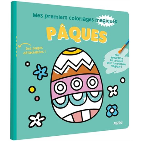 Pâques: mes premiers coloriages magiques