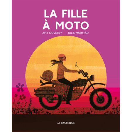 La fille à moto