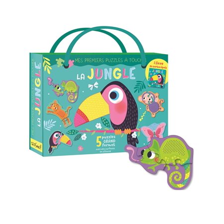 Mes premiers puzzles à toucher: La jungle