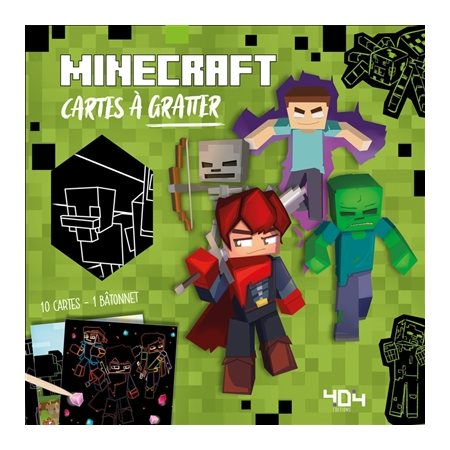 Minecraft : cartes à gratter