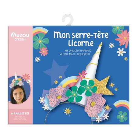 Mon serre-tête licorne : à paillettes  1X(N / R) BRISÉ