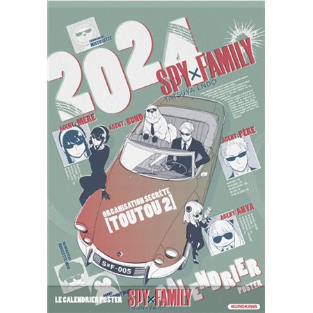 Calendrier Spy x Family 2024