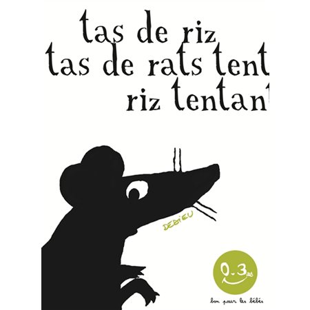 Tas de riz, tas de rats tentés, riz tentant, Bon pour les bébés