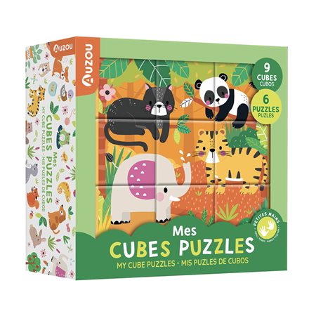 Mes cubes puzzles : 9 cubes, 6 puzzles