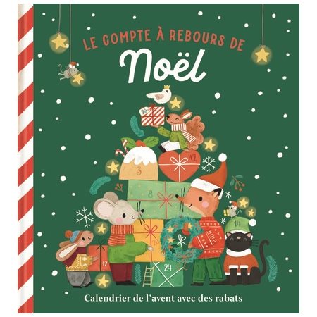 Le compte à rebours de Noël : calendrier de l'Avent avec des rabats