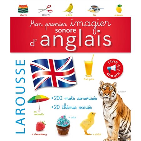 Mon premier imagier sonore d'anglais, Livre sonore