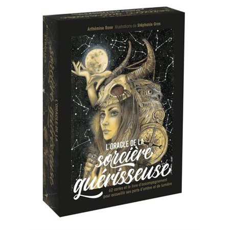 L'oracle de la sorcière guérisseuse : 62 cartes et le livre d'accompagnement pour accueillir ses parts d'ombre et de lumière