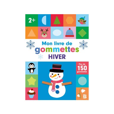 Mon livre de gommettes : L'hiver