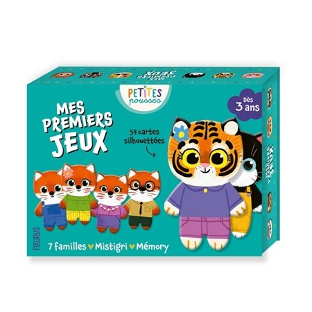 Mes premiers jeux : 7 familles, mistigri, mémo, Petites pousses. Colos et jeux