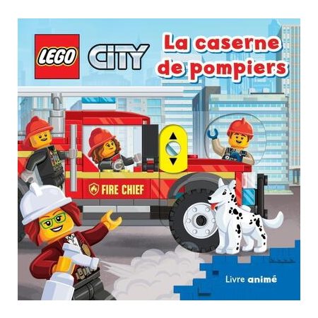 La caserne de pompiers : livre animé, Lego City