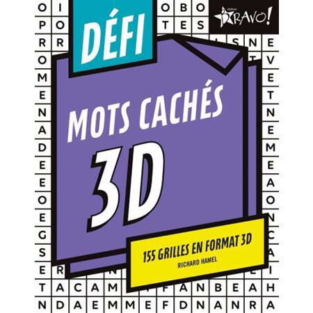 Defi - Mots cachés 3D : 155 grilles en format 3D