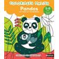 Coloriages malins : pandas : lettres et nombres, 5-6 ans