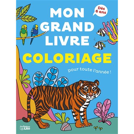 Mon grand livre coloriage pour toute l'année !