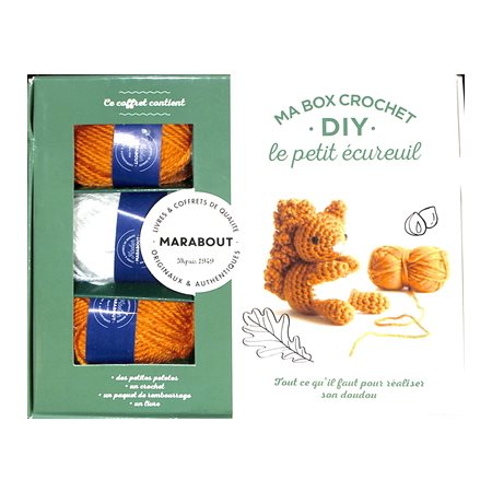 Ma box crochet DIY : le petit écureuil : tout ce qu'il faut pour réaliser son doudou