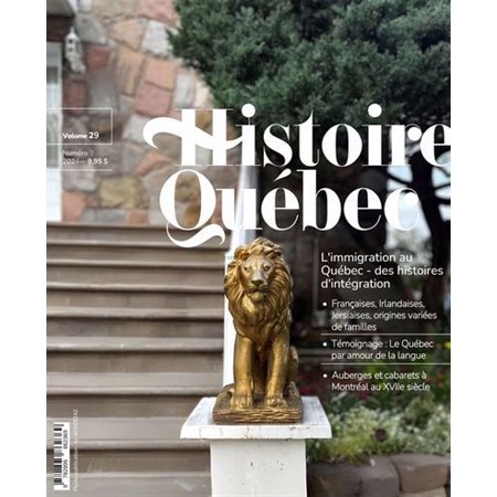 Histoire Québec, vol. 29 no. 3, L'immigration au Québec
