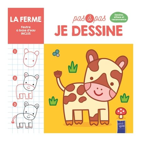 La ferme, Pas à pas, je dessine