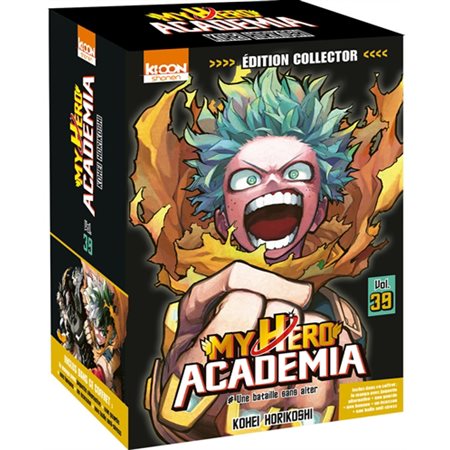 Coffret Une bataille sans alter my hero academia tome 39