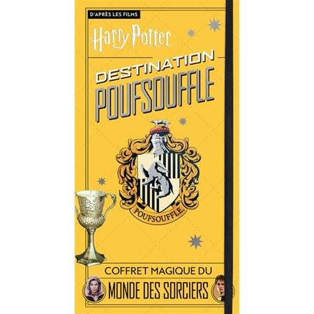 Destination Poufsouffle : d'après les films Harry Potter : coffret magique du monde des sorciers