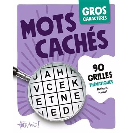 Gros caractères - Mots cachés