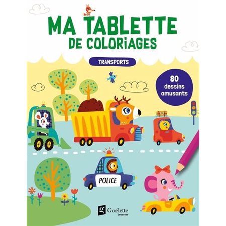 Ma tablette de coloriages - transports