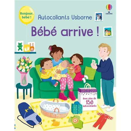 Bébé arrive ! : Autocollants