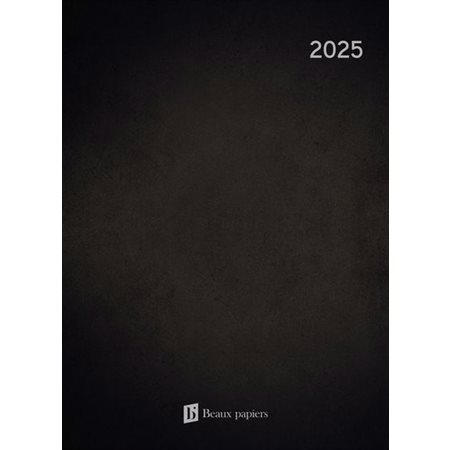 Agenda Semainier 2025 Charcoal