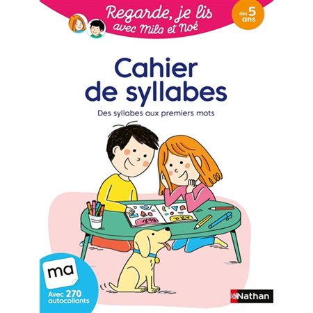 Cahier de syllabes dès 5 ans