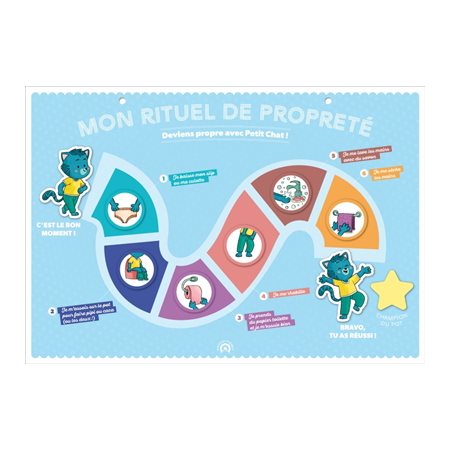 Mon rituel de propreté : deviens propre avec Petit chat !