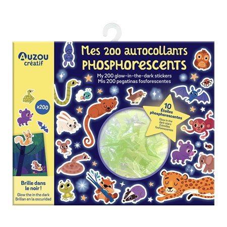 Mes 200 autocollants phosphorescents