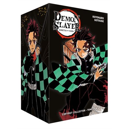 coffret collector:  Demon Slayer:  Kimetsu no yaiba tome 1 à 6