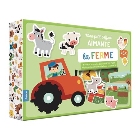 La ferme : mon petit coffret aimanté