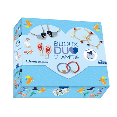 Bijoux duo d'amitié : beaux oiseaux, Les ateliers bijoux