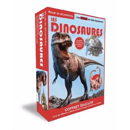 Les dinosaures : coffret éducatif, Monde de découvertes