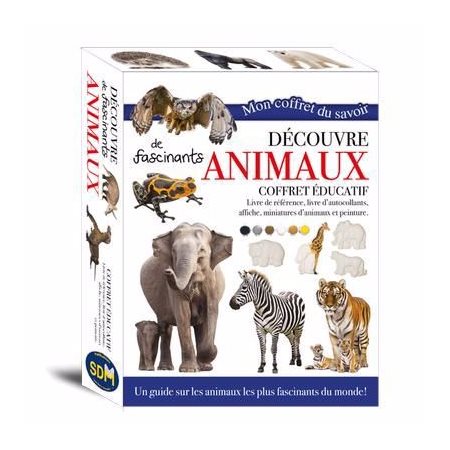 Découvre de fascinants animaux : coffret éducatif, Mon coffret du savoir