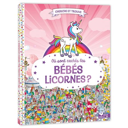 Où sont cachés les bébés licornes ?, Cherche et trouve