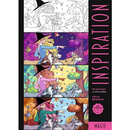 Inspiration magie : 60 coloriages et 100 modèles, Art-thérapie