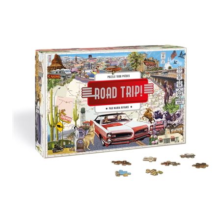 Puzzle Road trip : 1000 pièces