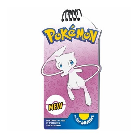 Pokémon : Mon carnet de jeux et d'activités avec stickers : Mew