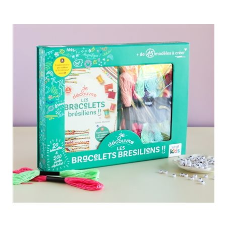 Je découvre les bracelets brésiliens !! : coffret, Saxe kids