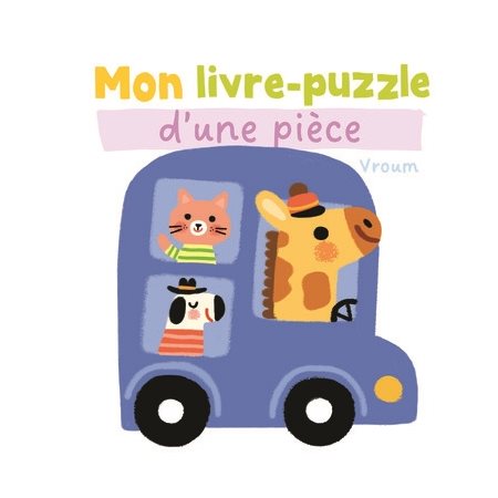 Vroum, Mon livre-puzzle d'une pièce