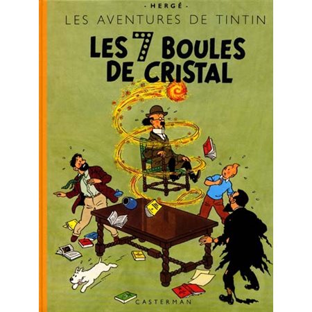 Les 7 boules de cristal, Les aventures de Tintin