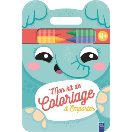 Eléphant : mon kit de coloriage à emporter, 4+