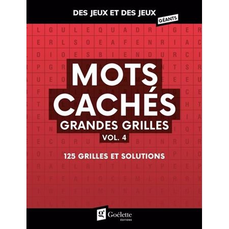 Mots cachés vol.4 grandes grilles