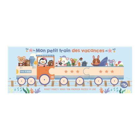 Mon petit train des vacances, Pouet pouet ! Voici ton premier puzzle à lire