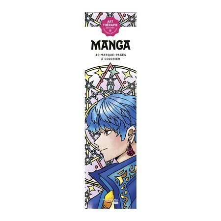 Manga : 40 marque-pages à colorier, Art-thérapie