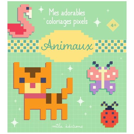 Animaux, Mes adorables coloriages pixels