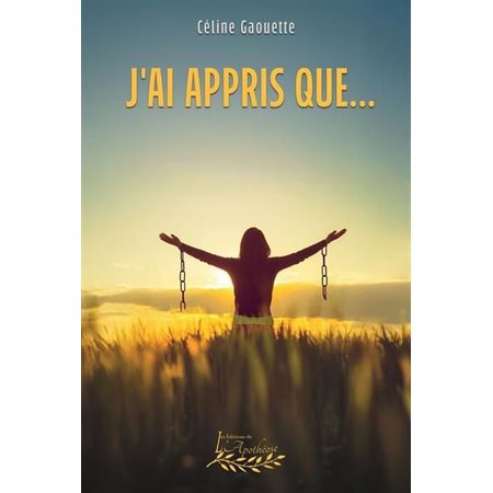 J'ai appris que...
